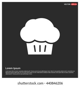 Cupcake muffin icon