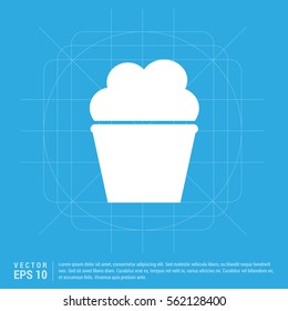 Cupcake muffin icon 