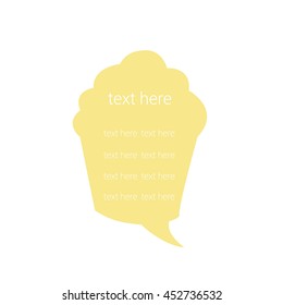 cupcake. muffin vector