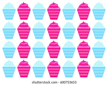 Cupcake pattern