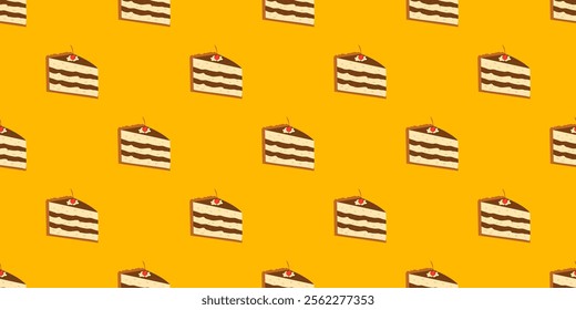 cupcake pattern background. Sweet Desserts Pattern background. brownies pattern background. cake pattern background.