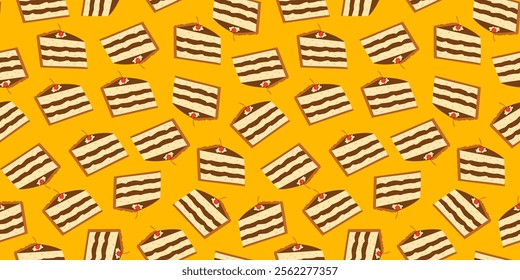 cupcake pattern background. Sweet Desserts Pattern background. brownies pattern background. cake pattern background.