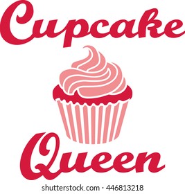 Cupcake queen retro style