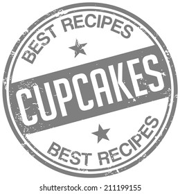 cupcake recipes stamp