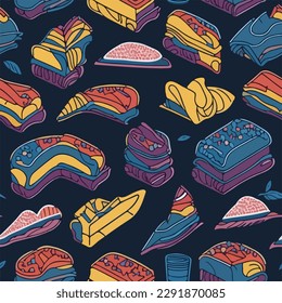 Papel de fondo de pantalla para vectores sin problemas Cupakes para diseño y decoración, 4K, 3D, activos de juego, elemento, diseño