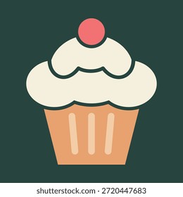 Cupcake smart trendy bunt Vektor superb Design nützlich Illustration bunt Hintergrund.eps
