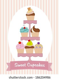 Cupcake Stand svg