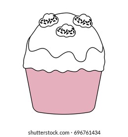 Cupcake sweet dessert