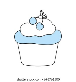 Cupcake sweet dessert