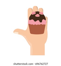 Cupcake sweet dessert