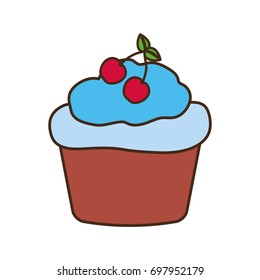 Cupcake sweet dessert