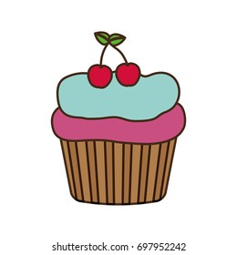 Cupcake sweet dessert