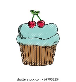 Cupcake sweet dessert