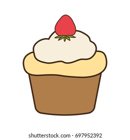 Cupcake sweet dessert
