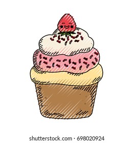 Cupcake sweet dessert