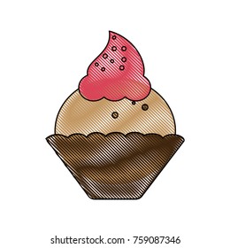 Cupcake sweet dessert