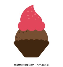 Cupcake sweet dessert
