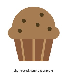 Cupcake sweet vector