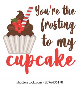 Cupcake T Shirt Design Image