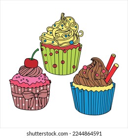 Cupcake T Shirt Design Image
