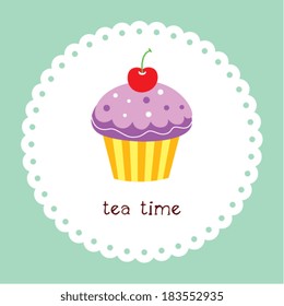 cupcake tea time