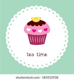 cupcake tea time