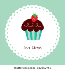 cupcake tea time