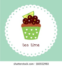 cupcake tea time