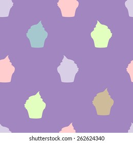 Cupcake texture seamless