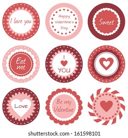 Cupcake toppers for Valentine's Day