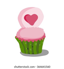 cupcake for Valentine's day