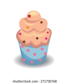 Cupcake vector