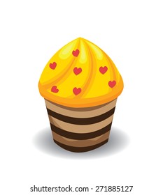 Cupcake vector
