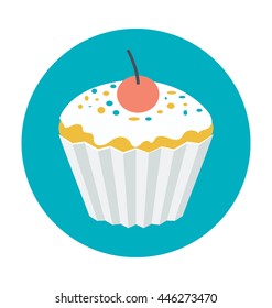 Cupcake Vector Icon