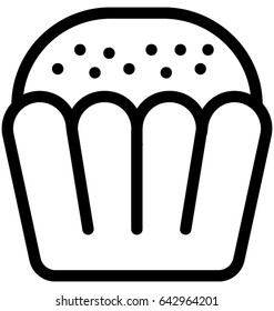 Cupcake Vector Icon