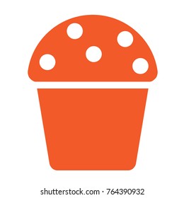 cupcake vector icon