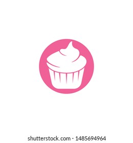 Cupcake vector icon illustration design 