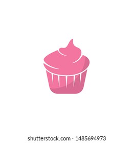 Cupcake vector icon illustration design 