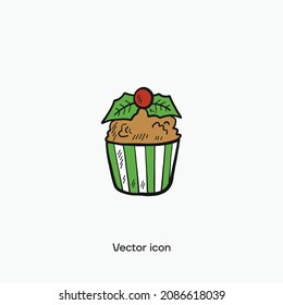 Icono vectorial de pastel. Calidad premium.