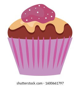 
Cupcake Vector icon which can be easily modified or edit
