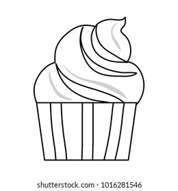 cupcake vector illustration
