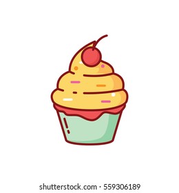 Cupcake Vector Illustration