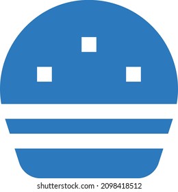 cupcake vector illustration isolated on a transparent background. glyph vector icons for concept or web graphics.
