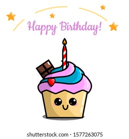 Kawaii Birthday Cake Images Stock Photos Vectors Shutterstock