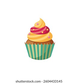 cupcake vector image with white background