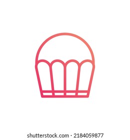cupcake vector for website symbol icon presentation