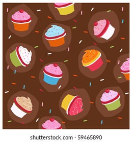 cupcakes background