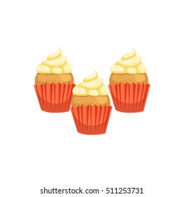 Cupcakes Bakery Assortment Icon