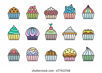 Cupcakes Icons