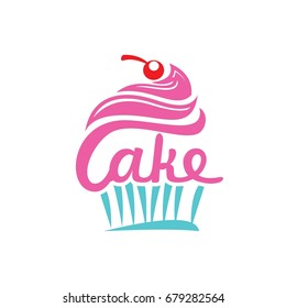 Cupcakes Logo, Cake Logo, Delicious Logo